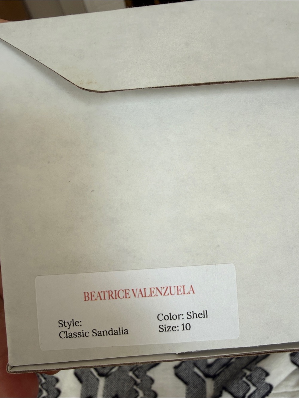 Beatrice Valenzuela Sandalia in Color Shell Women’s Size 10 New in Box - Picture 3 of 4